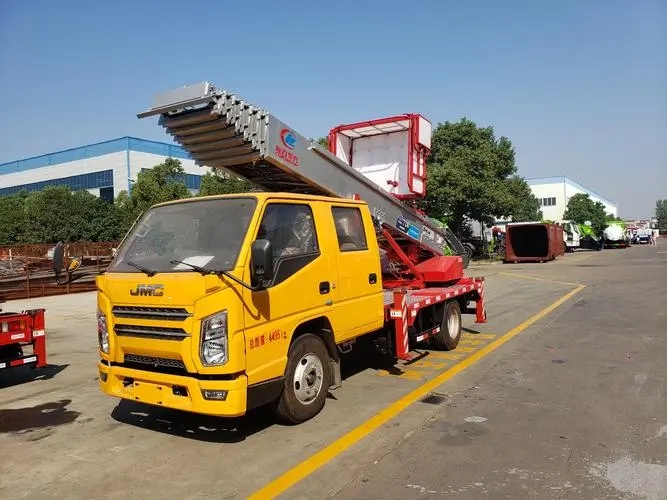 招远附近云梯车出租 砂石搬运